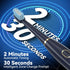 7AM2M Sonic Electric Toothbrush for Adults and Kids, Navy - High Power with 8 Brush Heads & 5 Modes