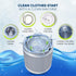 Washing Machine Cleaner Tablets 24 Pack, Descaler & Deep Cleaning Solution for HE, Top Load & Front Loader Washers,