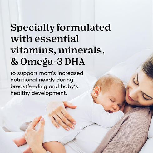 Omega-3 Immune 60 One A Day Postnatal Vitamins for Women, Postnatal Multivitamin with Folic Acid, DHA, B Vitamins