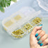 Summer Nail Charms, 3D Beach Seashell Starfish Gold Gems for Ocean Theme Manicure Decoration Supplies