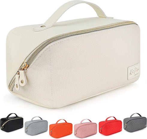 Large Capacity Travel Cosmetic Bag - Cute Waterproof Makeup Organizer for Women - Travel Makeup Organizer Bag