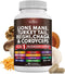 NEW AGE Lions Mane 3000mg 20in1 Mushroom Supplement with Turkey Tail 2000mg, Reishi 1000mg, Cordyceps, Chaga 1000mg &