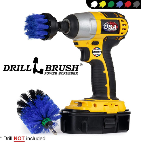 Pool Supplies - Drill Brush - MINI and 2-inch Spin Brush Maintenance Set for Pool Accessories