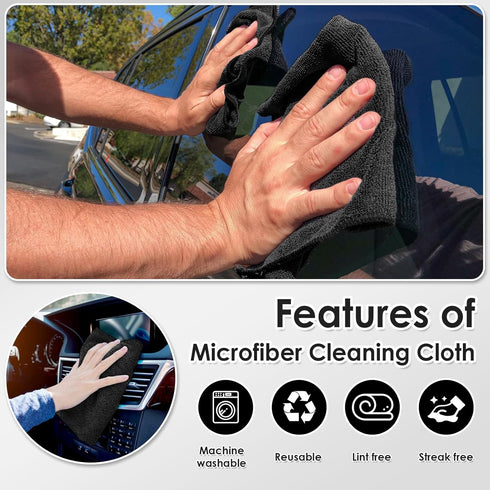 Microfiber Cleaning Cloth Tear Away for Kitchen car Cleaning