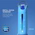 Fresh Step Roll N' Refresh Lint Roller with Air/Fabric Freshener Spray, 75 Sheets, Pet Hair Tool
