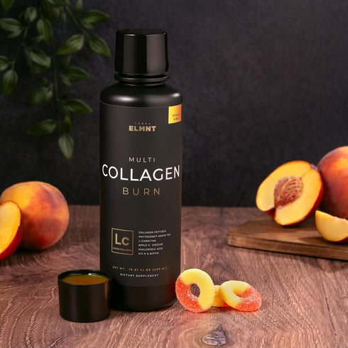 Premium Liquid Collagen for Women Weight Loss & Beauty w. Hyaluronic Acid, Biotin, L-Carnitine, Apple C Vinegar - Ultra