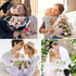 FUHITIM 20 Sheets Flower Wrapping Paper, Waterproof Floral Bouquet Packaging Paper for DIY Crafts