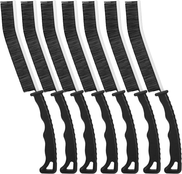 smcca 7Pcs Hard Bristle Crevice Cleaning Brush - Grout Cleaner Brush, Gap Cleaning