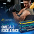 Omega 3 Fish Oil - Premium Burpless Supplement, Ultra Strength DHA & EPA, Natural Fish Oil Capsules