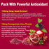 Organic Beet Root Powder Capsules 2000mg with Grape Seed Extract, Pomegranate Juice Powder, 240 Counts
