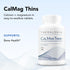 Theralogix CalMag Thins Calcium & Magnesium Supplement - Bone Support for Women & Men - 200 mg Calcium, 50 mg Magnesium