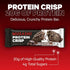 MUSASHI Protein Crisp Bar, 20g Protein, Chocolate Brownie, Post Workout Snack, 12 Pack of 2.1oz Bars
