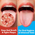 Pack of 2 Stainless Steel Tongue Scrapers, Essential Dental Hygiene Kit for Bad Breath & Bacteria Removal