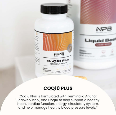 Nature's Pure Blend COQ10 Plus, Nutritional Supplements for Heart Health, Blood Pressure & Energy Support