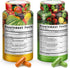 Fruits and Vegetables Supplements with BioPerine, 38 Super Food Powder Formula for Overall Health & Energy