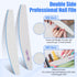 Poly Nail Extension Gel Files 100/180 Grit, 12 PCS Emery Boards for Acrylic Nails, Double-Sided Washable Manicure Tools