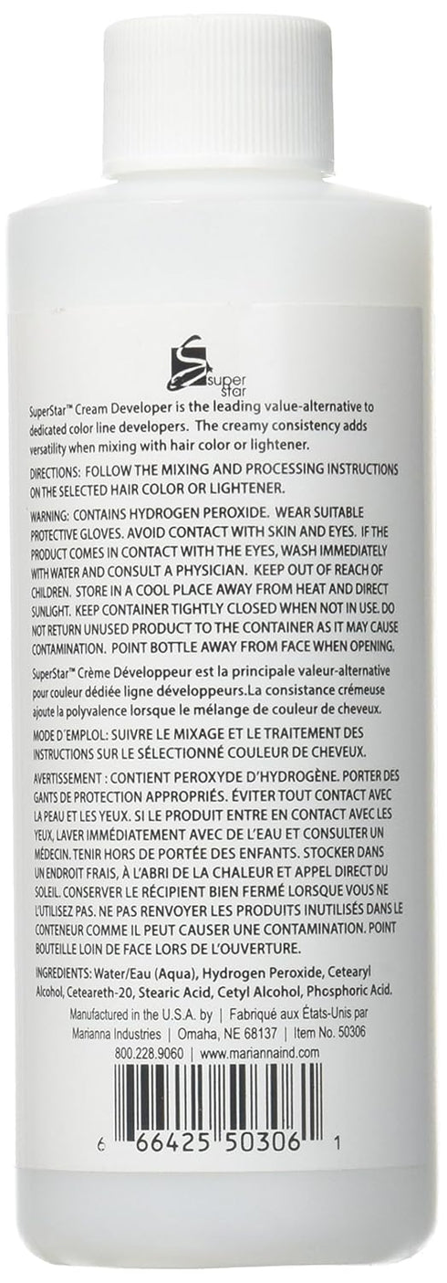 Super Star Stabilized Cream Peroxide Developer, 30v HC-50306