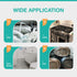 Dishwand Refills Sponges Heads, Non Scratch Dish Wand Replacement, Heavy Duty Scrub Dots Brushes for Kitchen