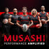 MUSASHI High Protein Bar, Dark Chocolate & Salted Caramel, 45g Protein, <1g Total Sugars, 12 Pack of 3.2oz Bars