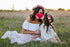 Vivivalue Pink Rose Flower Crown Boho Headband, Floral Halo for Wedding Party Festival Photos
