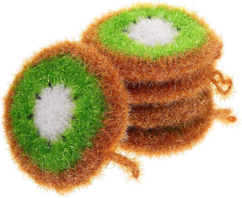 CALLARON 5Pcs Dishwashing Pad, Acrylic Dish Towel Scrubbing Dish Sponge, Heavy Duty