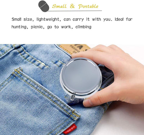 Vini (Pack 2) Pill Box Small Medicine Pill Case Portable Medicine Tablet Vitamin Holder Organizer for Purse Pocket