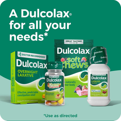 Dulcolax Stimulant Laxative Tablets, 5 mg, 100 Count, Effective Constipation Relief