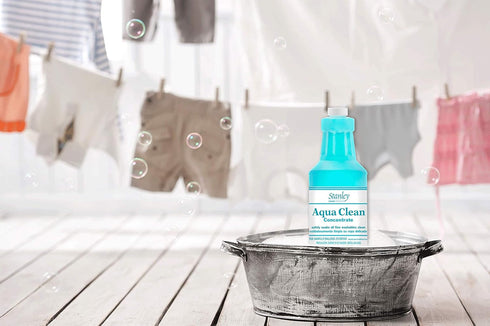 Stanley Home Products Aqua Clean Concentrate, Delicate Laundry Detergent, Cleans Tough Stains, Up to 64 Loads