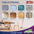 VanDuck 100% Cotton Terry Mop Pads, 15x8 Inches, 3-Pack - Terry Cloth Mop Covers (Handle Not Included)