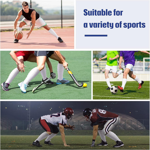 Kasyat Calf Compression Sleeve for Men Football Soccer Leg Sleeve Elastic Calf Support Sock for Women Youth Athlete