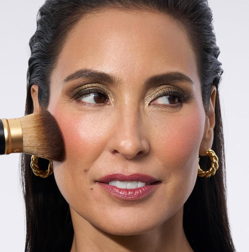 LAURA GELLER NEW YORK Retractable Black Kabuki Brush - Makeup Brush for Liquid, Cream and Powder Face
