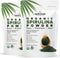 Earth Circle Organics Spirulina Powder, Raw, Kosher, Non-Irradiated | Premium Vegan Protein Superfood - (8oz - 2Pack)