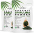 Earth Circle Organics Spirulina Powder, Raw, Kosher, Non-Irradiated | Premium Vegan Protein Superfood - (8oz - 2Pack)
