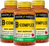 Mason Vitamins B Complex Multivitamin Softgel, 100-Count Bottles | Pack of 3