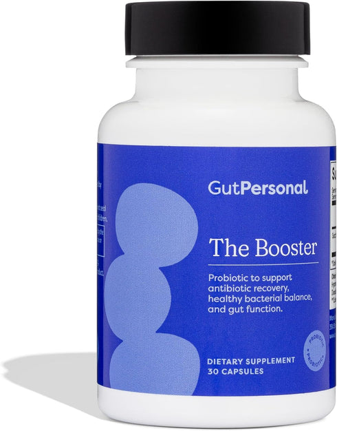 The Booster Targeted Probiotic for Gut Health, 5 Billion CFU Saccharomyces Boulardii, Capsules, 30 Servings