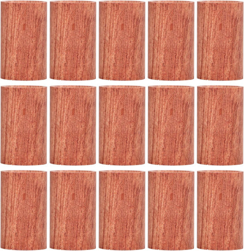 WIHFHGZ Wood Diffuser for Essential Oils, Rosewood Portable Mini Round, 15Pcs Aromatherapy Set