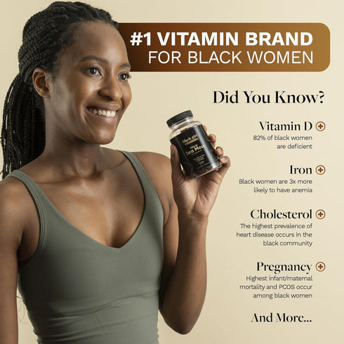 Gummies 92 Immunity 30 Black Girl Vitamins - Irish Sea Moss - SeaMoss + Bladderwrack & Burdock - Minerals for Thyroid