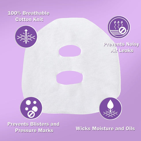 RemZzzs Cpap Mask Liners (6C-AVK), Reduce Noisy Air Leaks and Blisters