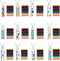 Ucubwfu 12 pcs Essential Oil Necklace, Alloy Aromatherapy Diffuser Necklace, Aromatherapy Pendant