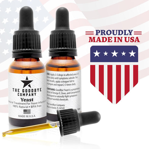 Yeast Essential Oil - Intimate Support for Women, Made in USA (15 mL)