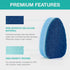 Dishwand Refills Sponges, Heavy Duty Scrub Dots Brushes, Non Scratch Dispensing Scrubbers for Kitchen Sink