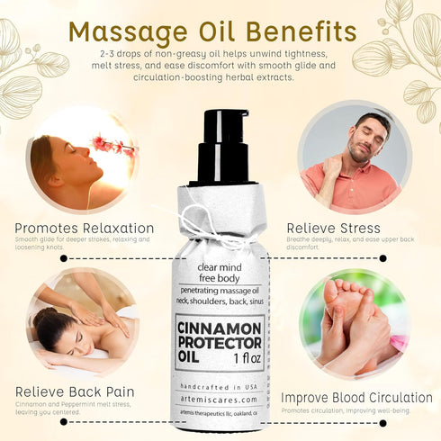 Massage Oil for Neck Massage, Muscles, Cupping, and Massage Tools. Aromatherapy Essential Oils and Herbal Extracts
