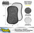 Fresh Large Professional Microfiber Scrub-N-Wipe Sponge Pads, 6-Pack, SILVADUR Odor Control Technology