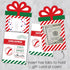 Set 8 Big Dot of Happiness Santa's Special Delivery - From Santa Claus Christmas Money and Gift Card Sleeves - Nifty