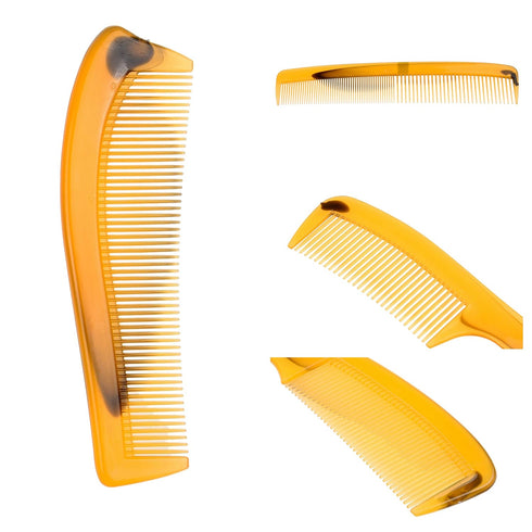Kare & Kind 10 pcs Plastic Combs, Fine, Coarse, Wide Toothed, All-Purpose for Hairstyling and Grooming