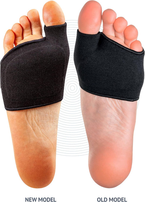Brison Metatarsal Pads for Women and Men, Gel Sleeves Cushion Pads for Foot Pain Relief, 2 Pairs L