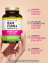 Nature's Truth Raw Flora Probiotics for Women, 40 Billion CFU, 33 Vegan Capsules with Cranberry & D-Mannose
