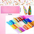 Maitys 40 Pieces Iridescent Glass Paper Nail Design Sticker Decals, Shinning Reflective Mirror Design, 20 Colors