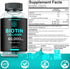 Biotin & Collagen Peptides Gummies, 50,000mcg Collagen + 10,000mcg Biotin for Hair, Skin & Nails Support, Non-GMO