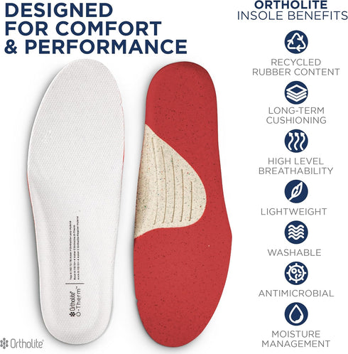 Ortholite O-Therm Thermal Barrier Shoe Sole Trim-to-Fit Insert-Designed for Athletes on Snow or on Turf who Want